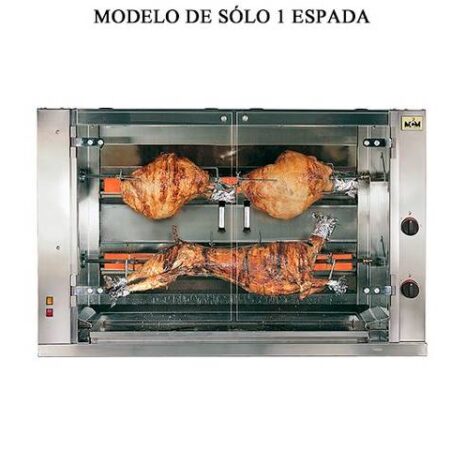 ASADOR PARA GRANDES PIEZAS A GAS 1 ESPADA GPG-1 MCM.