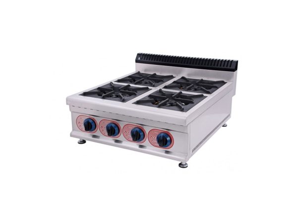 COCINA A GAS 4 FUEGOS GBR-4 EUTRON
