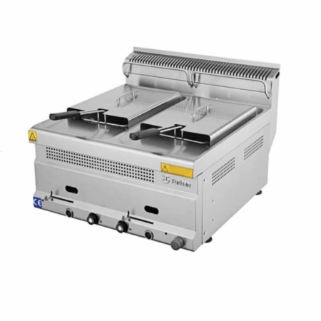 FREIDORA DE SOBREMESA A GAS DOBLE EUTRON 8+8