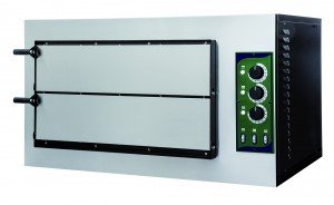 HORNO DE PIZZA NEVO 2/50 4+4 pizza de 25 cm con cristal ADLER.