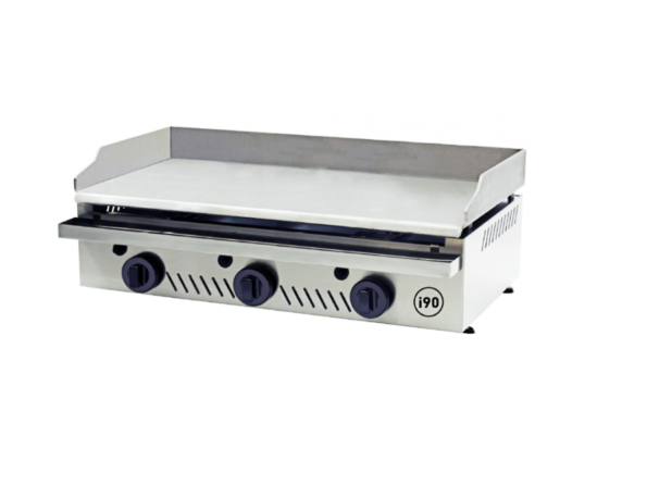 PLANCHA DE GAS 80 HIERRO 6MM I90