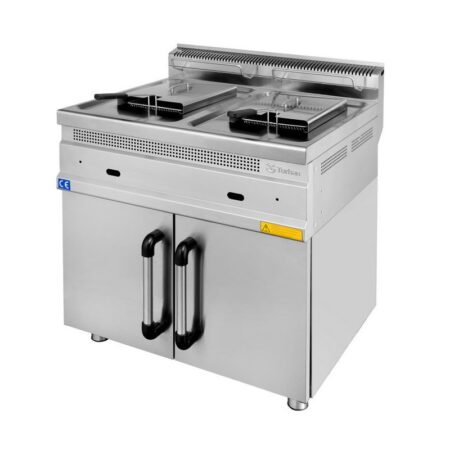 FREIDORA A GAS CON MUEBLE SERIE 700 TURHAN 15+15 LITROS