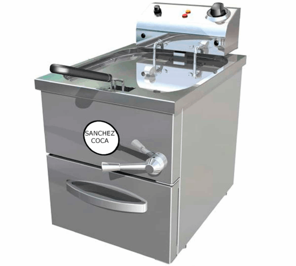 FREIDORA DE AGUA/ACEITE MOVILFRIT F10
