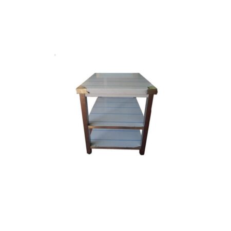 MESA CENTRAL 700X600MM 2 ENTREPAÑOS
