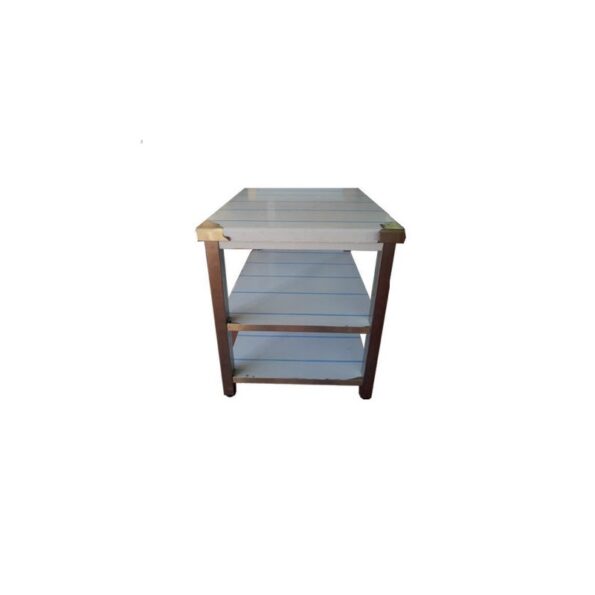MESA CENTRAL 700X600MM 2 ENTREPAÑOS