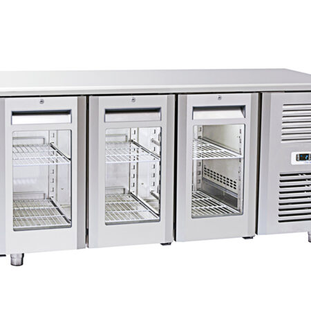 MESA FRÍA GASTRONORM DE REFRIGERACIÓN SIN PETO QRG 3100 EUROFRED