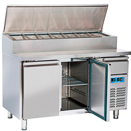 MESA FRÍA GASTRONORM DE REFRIGERACIÓN SH 2700 (2 PUERTAS) EUROFRED