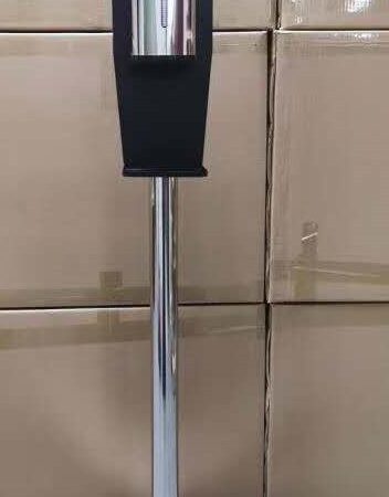 POSTE DISPENSADOR DE GEL DESINFECTANTE AUTOMÁTICO