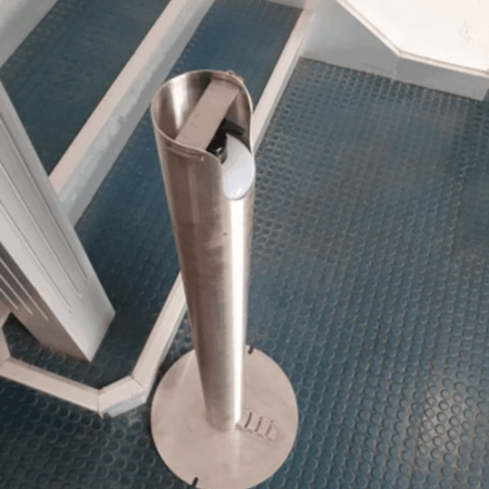 Poste dispensador Gel Hidroalcohólico