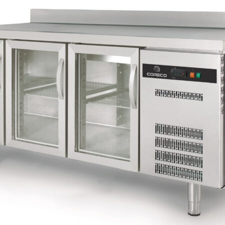 MESA FRÍA GN1/1 REFRIGERACIÓN PUERTA CRISTAL S-LINE TGRV-180-S
