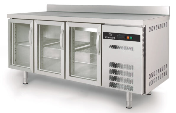 MESA FRÍA GN1/1 REFRIGERACIÓN PUERTA CRISTAL S-LINE TGRV-180-S