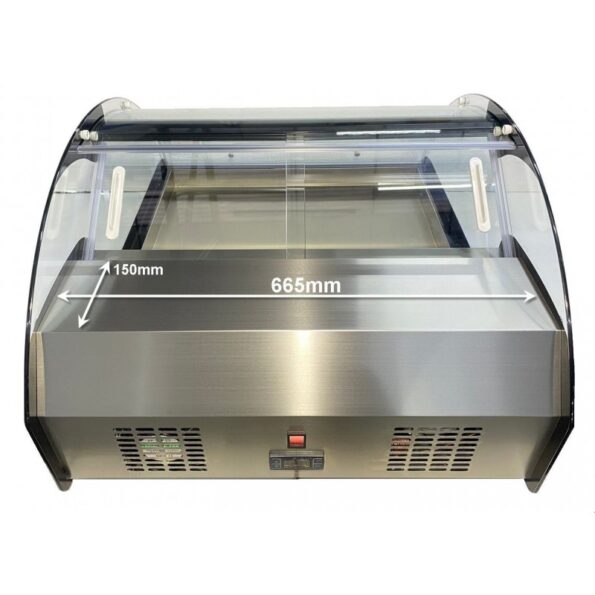 VITRINA EXPOSITORA PARA PESCADOS SC118L