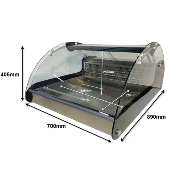 VITRINA EXPOSITORA PARA PESCADOS SC118L