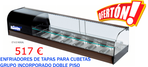 ENFRIADORES DE TAPAS PARA CUBETAS GRUPO INCORPORADO DOBLE PISO