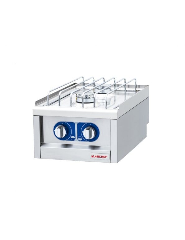 Cocina a gas 2 fuegos
