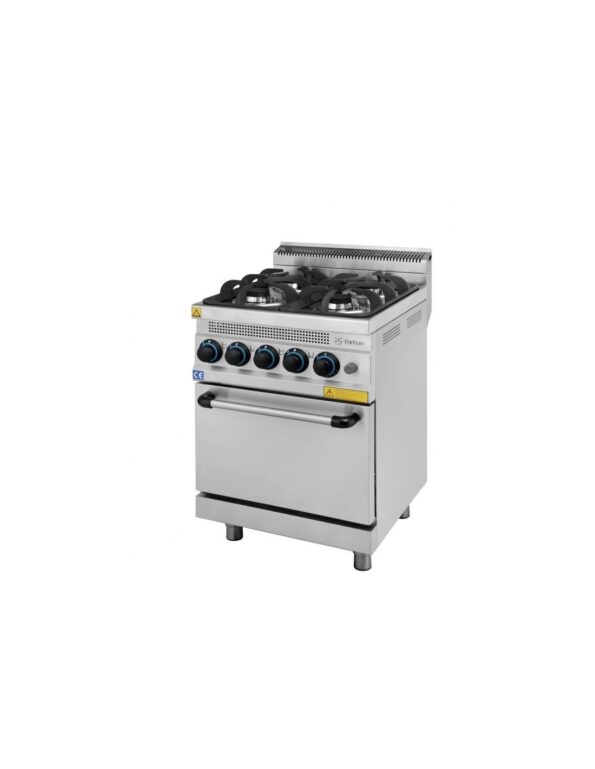 Cocina a Gas 4 fuegos con Horno Serie 630 TURHAN