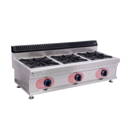 Cocina Sobremesa a Gas 3 Quemadores GBR-3
