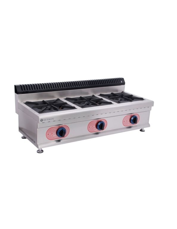 Cocina Sobremesa a Gas 3 Quemadores GBR-3