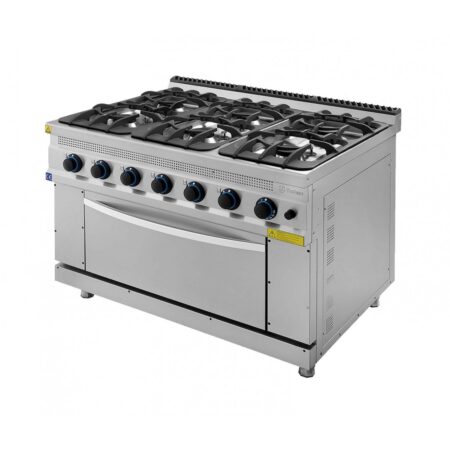 Cocinas Gas con Horno Serie 930 TURHAN - 6 FUEGOS