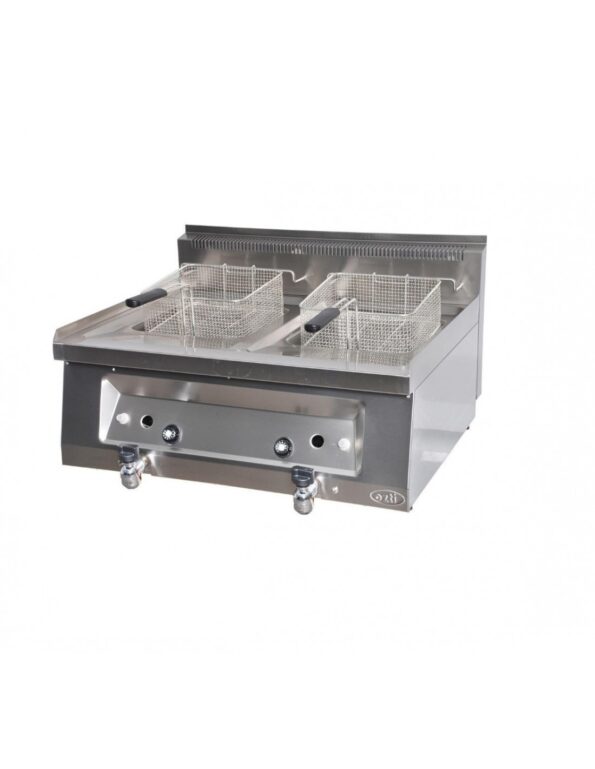 Freidora a gas simple 12+12L Serie 650