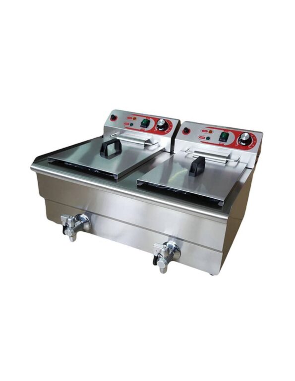 Freidora Eléctrica 12+12L Cuba Doble