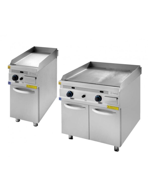 Fry-top a gas con mueble Serie 930 THURHAN - MODELO DOBLE