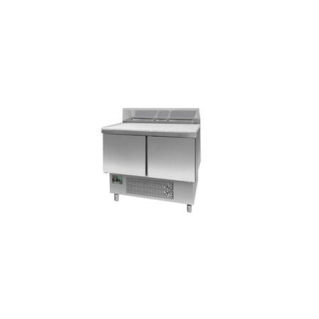 Mesa preparación pizza y ensaladas refrigerada 3 puertas TPZG-100