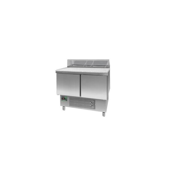 Mesa preparación pizza y ensaladas refrigerada 3 puertas TPZG-100