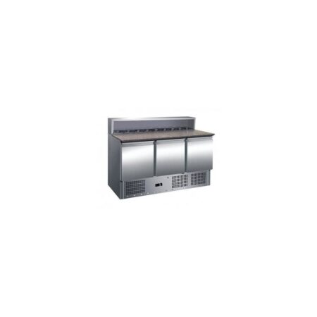 Mesa refrigerada con encimera de mármol PS 3 puertas
