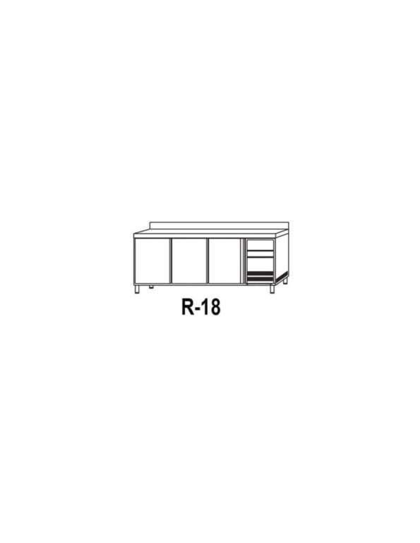 Mesa Refrigerada Serie 600 Modelo R-18A - Imagen 2