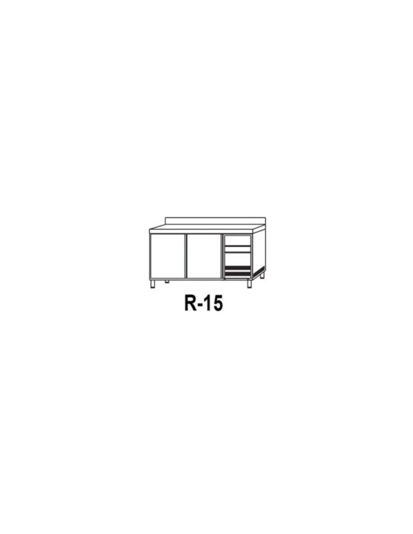 Mesa Refrigerada Serie 750 Modelo R-15 - Imagen 2