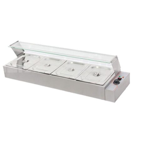Vitrina Caliente al Baño María 4 Cubetas BM-4