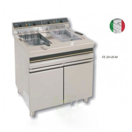 FREIDORA ELÉCTRICA 20+20 L CON MUEBLE MAGNUS